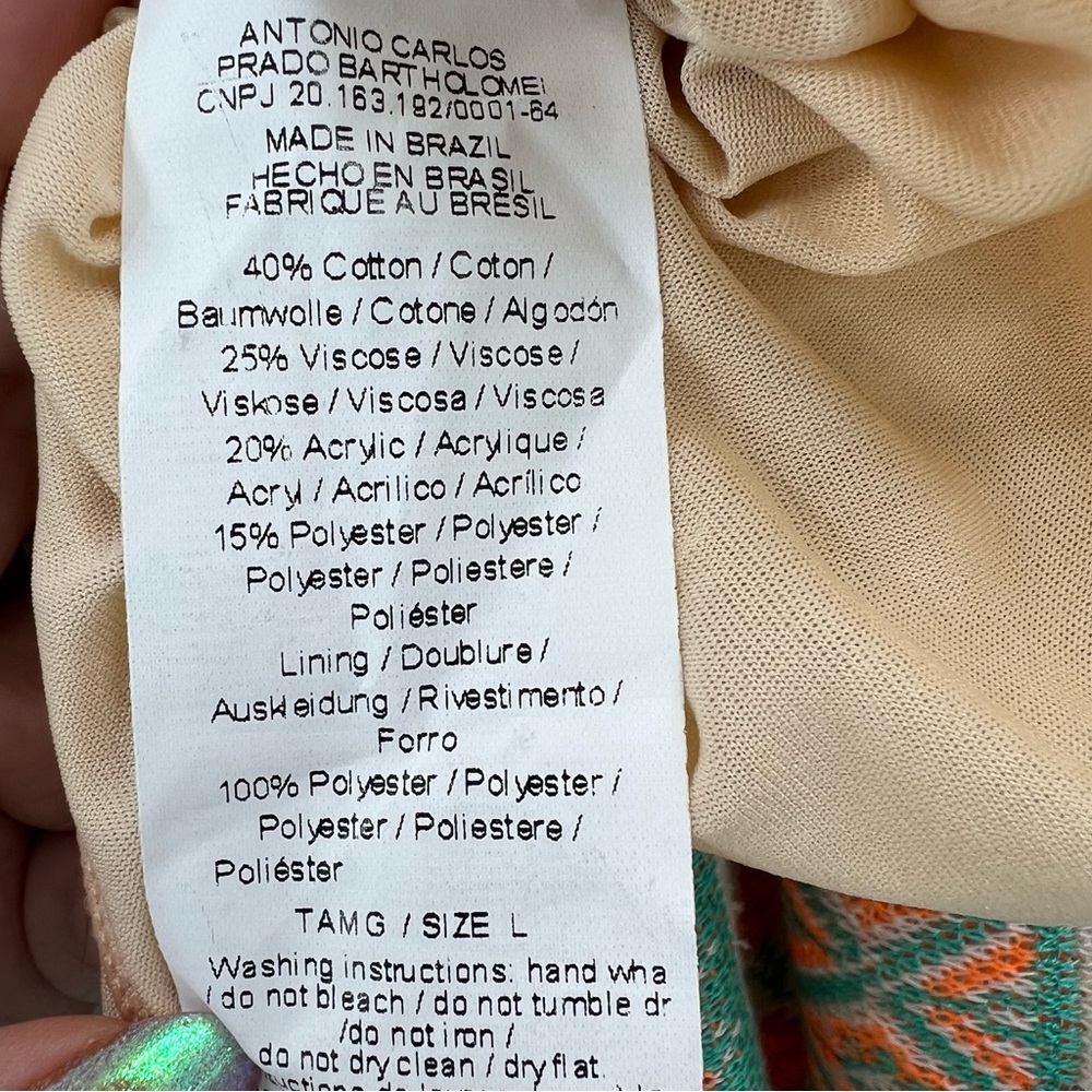 Anthropologie NWT Cecilia Prado Augusta Tasseled Maxi Dress size Large - Picture 9 of 10
